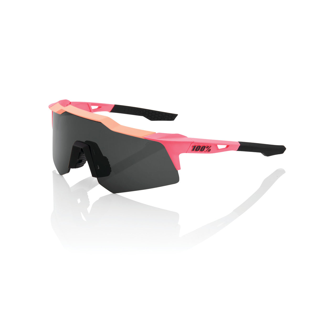 SPEEDCRAFT XS - Matte Washed Out Neon Pink - Smoke Lens